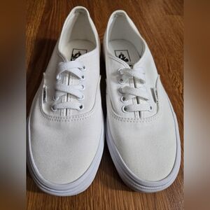 Vans Classic White Canvas Sneakers